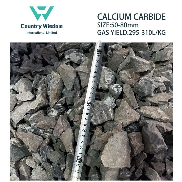 China Factory Sell Calcium Carbide With All Size 50-80mm / Gas Yield 295L/Kg